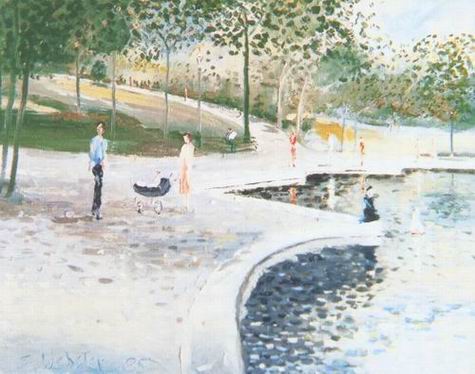 New York oil painting